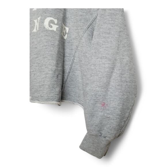 "Engage In Change" Gray 100% Cotton Cropped Sweatshirt - Universal Thread Size M - Picture 7 of 10